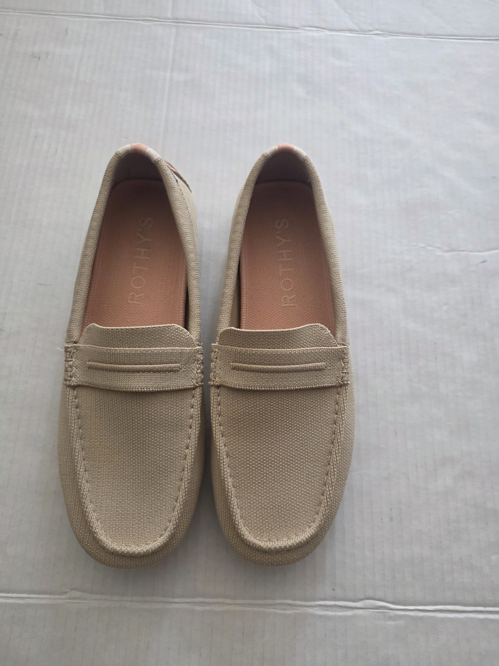 Rothy's The Driver Womens Tan  Loafers Size W10.